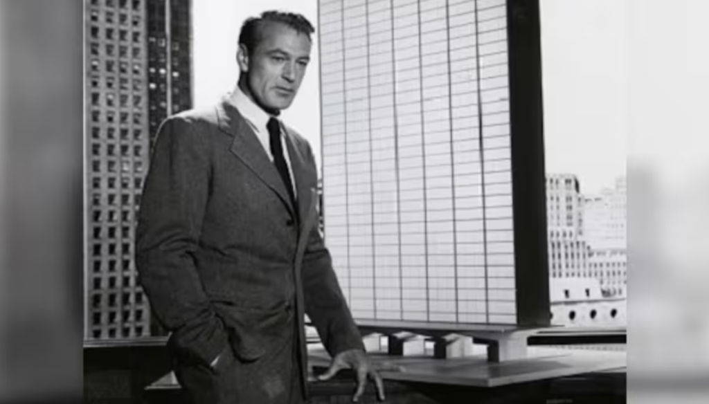 Howard Roark in the Fountainhead. 1949.
